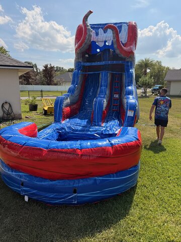 15ft Kraken Attack Water Slide Rental