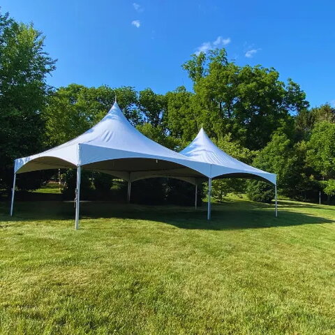 Millers Jump Time 20 ft by 40 ft high peak tent