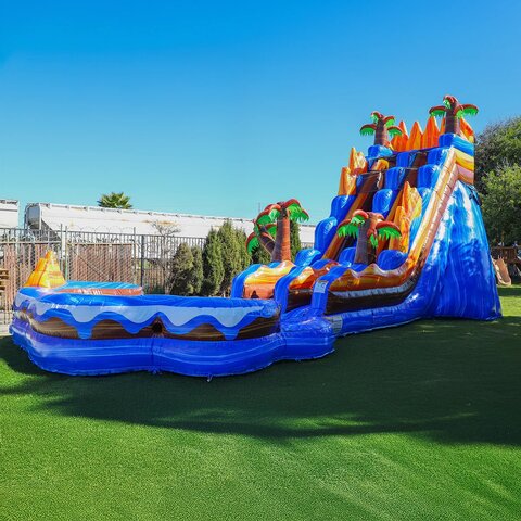 22' Tropical Splash Water Slide Rental