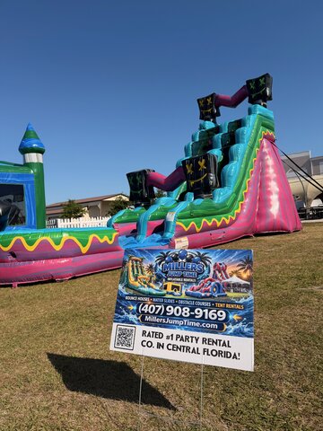 22ft Game Changer Waterslide Rental
