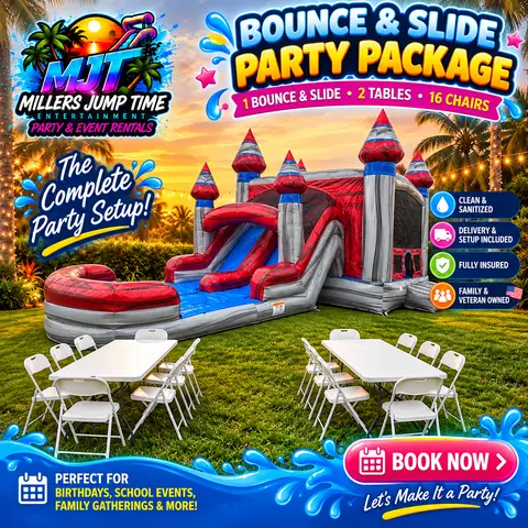 Bounce and Slide Party Package