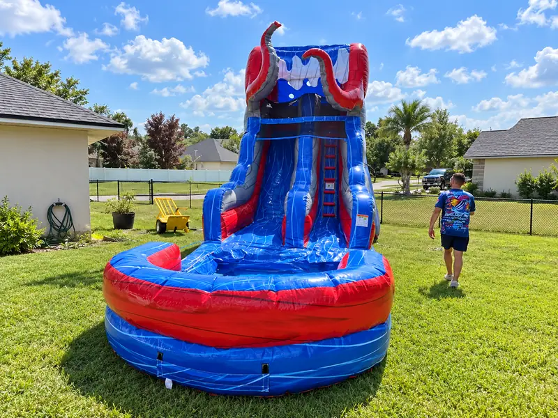 15ft Kraken Attack Water Slide Rental