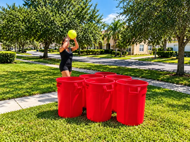 Life-Size Outdoor Yard Pong