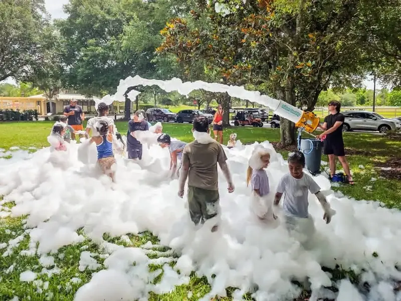 Backyard Foam Party