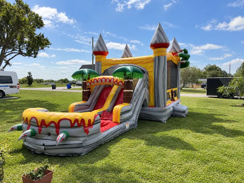Dino Bounce House with Slide