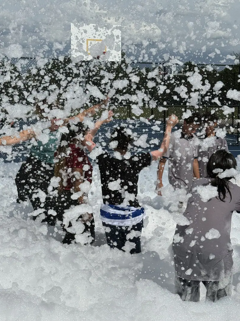 School foam event