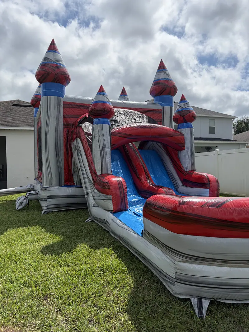 Backyard ALL AMERICAN combo bounce house