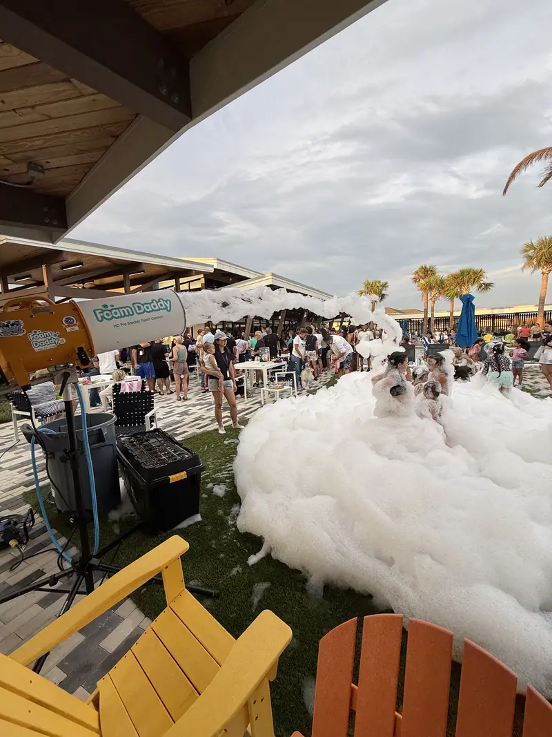 Huge foam party in orlando