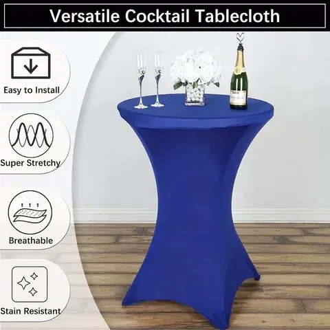 Royal Blue Cocktail Linens