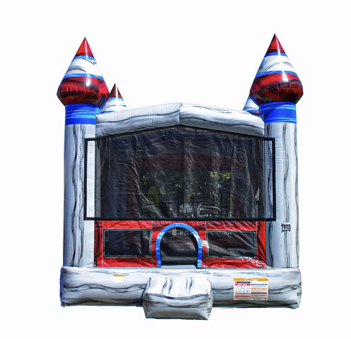 Millers Jump Time Titanium bounce house set up for an event