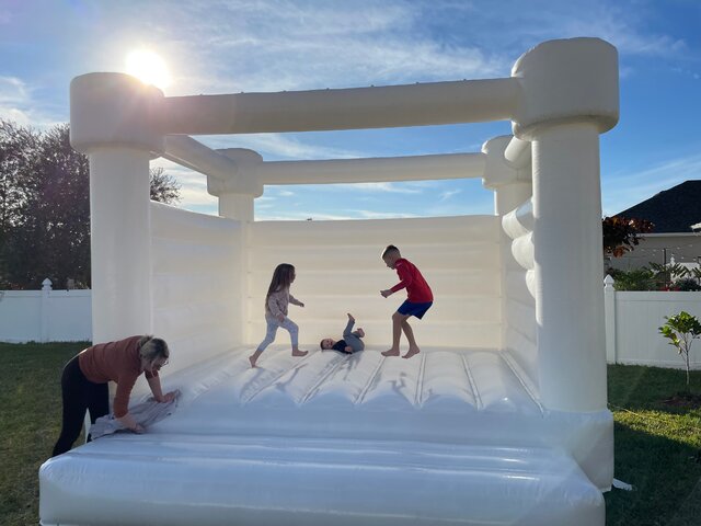 White Bounce House