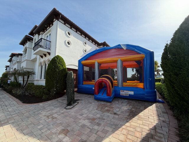 XL Superdome bounce house from Millers Jump Time